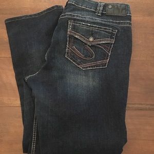 Silver Jeans. Slim boot. Stretch fit. Size 16/33